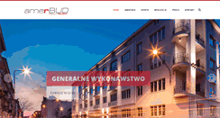 Desktop Screenshot of amer-bud.com.pl