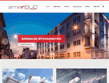Tablet Screenshot of amer-bud.com.pl